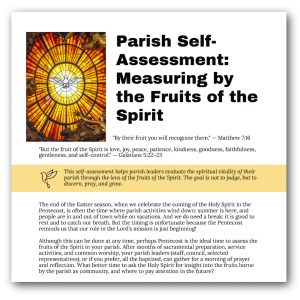 Parish Life Self-Assessment: Measuring by the Fruits of the Spirit Exercise